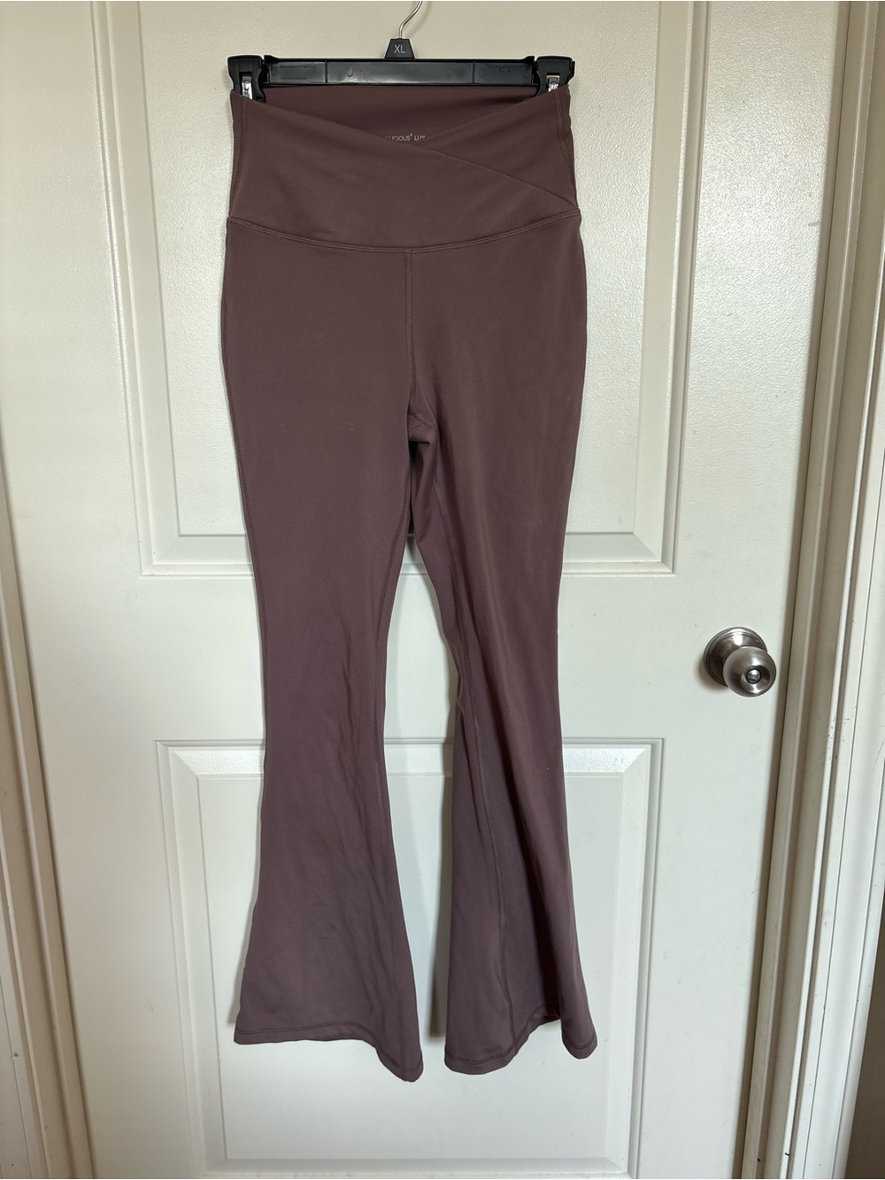Yogalicious Lux Mauve Boot Cut High-Rise Leggings